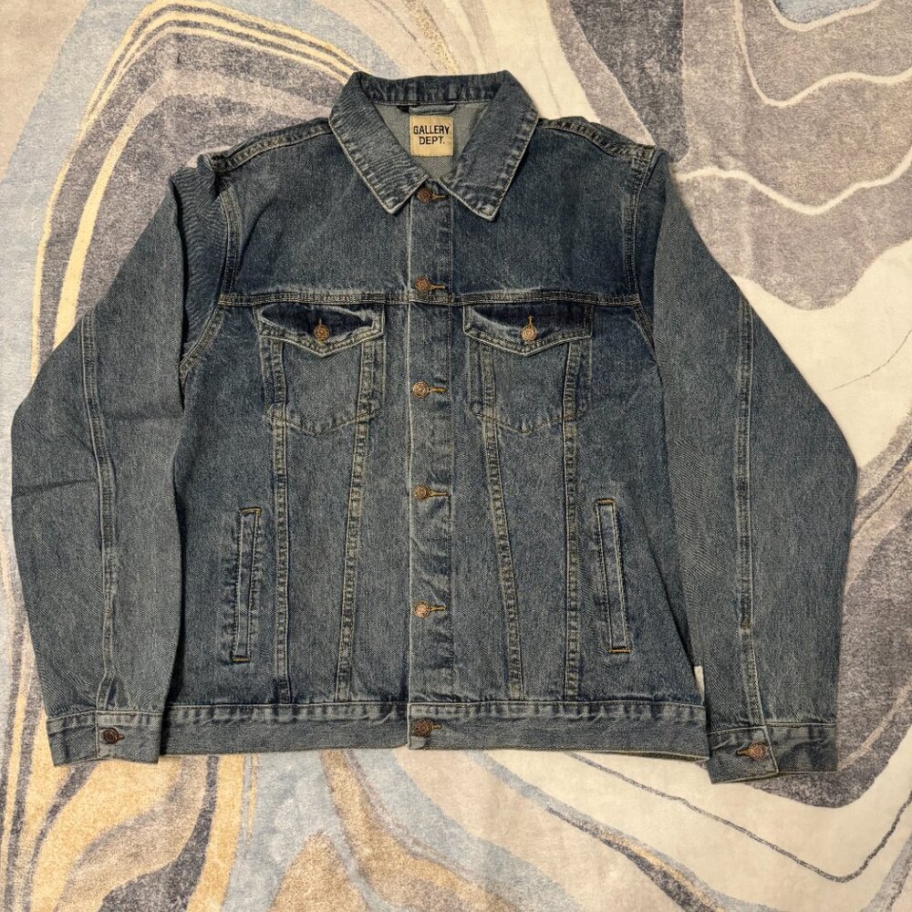 Gallery Dept Blue Denim Jean Jacket Mens Size Large